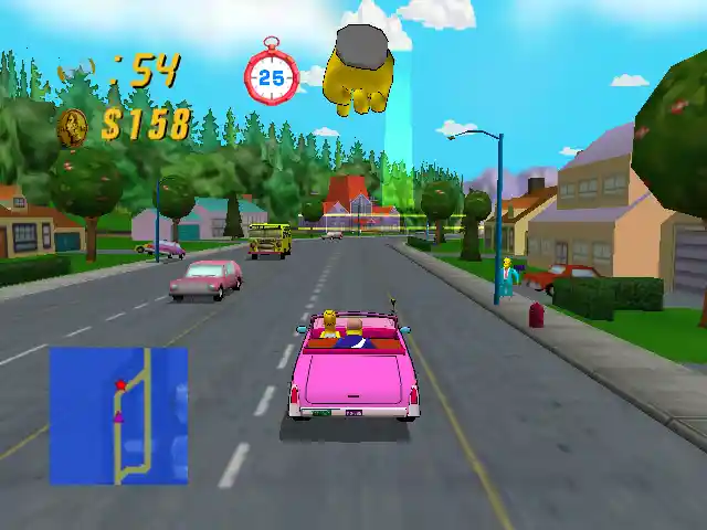 the simpsons: road rage